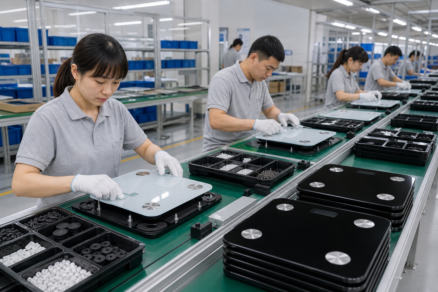 Scale assembly line image for Guangrui factory profile