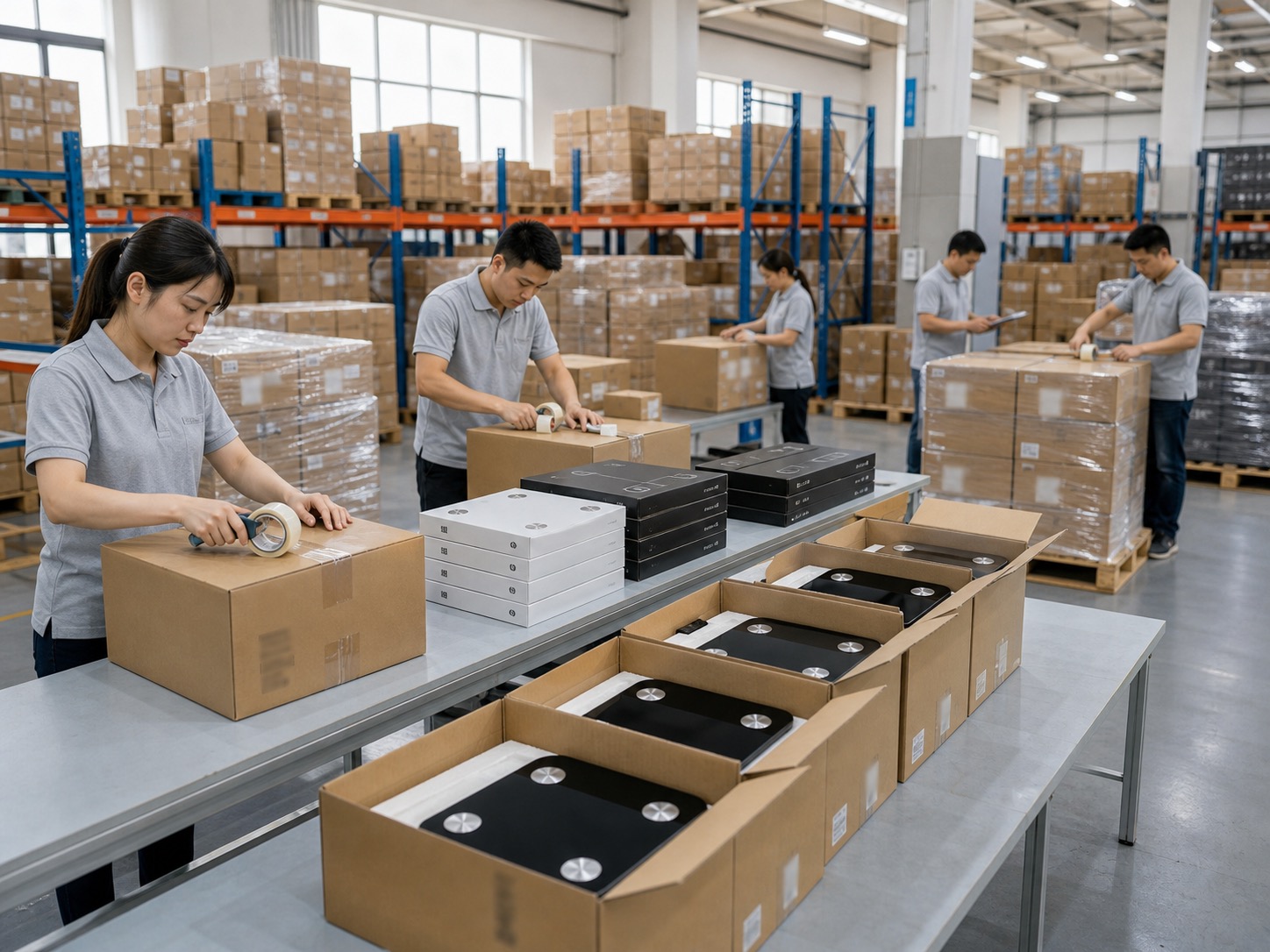 Scale packaging line image for RFQ order review